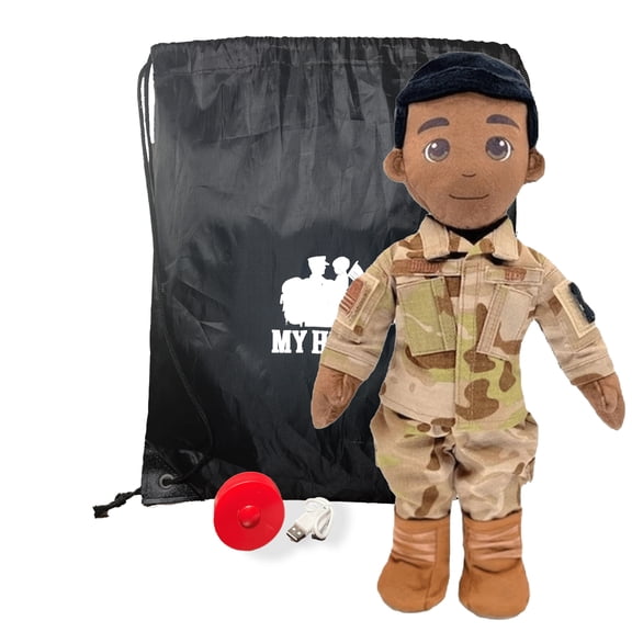 Customizable  Recordable My Hero Airman: Plush Air Force Daddy Doll
