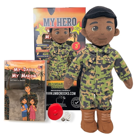 Customizable  Recordable My Hero Marine: Plush Marine Daddy Doll