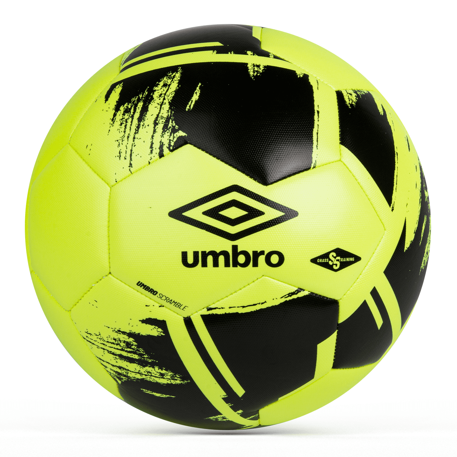 Umbro Scramble Size 5 Training Soccer Ball, Yellow and Black