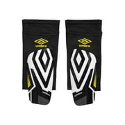 Umbro Children Soccer Slip-in Shin Guards, Soccer Protection Gear, Soccer Sleeve, Small Size, Yellow, Black