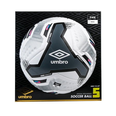 Umbro Disruptor Size 5 Soccer Ball for Ages 13 Years and up, FIFA Basic Approved