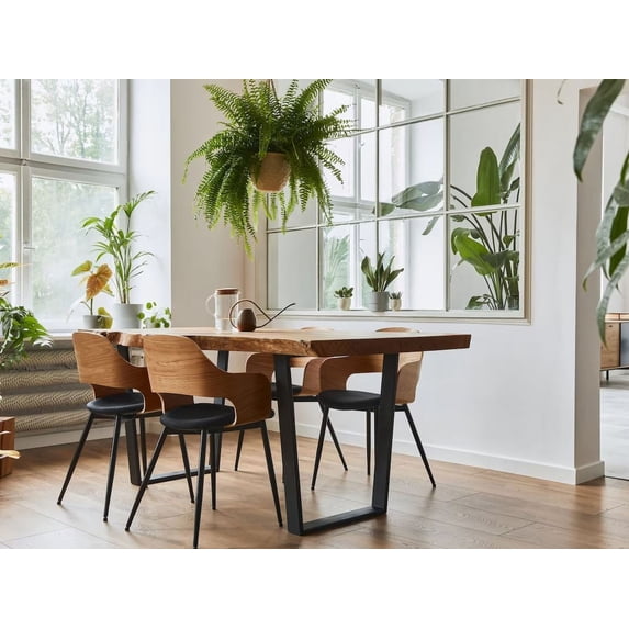 UMBUZO 60" Modern Dining Table, Wood