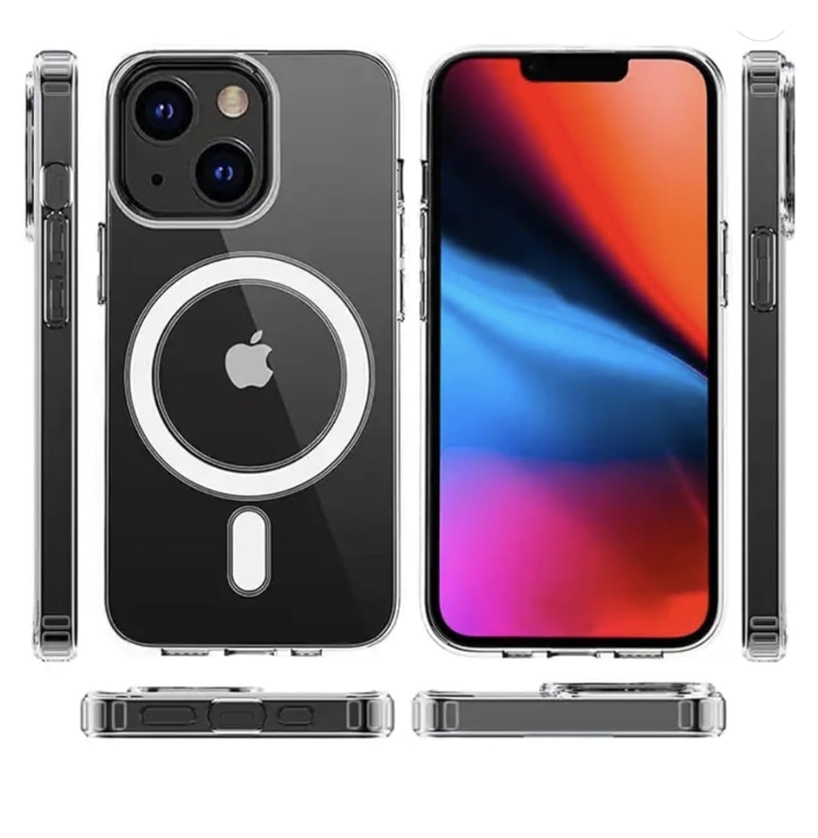 UMDA case for iPhone 15, Compatible with MagSafe, Slim, Military-Grade Protection, Yellowing Resistant,Magnetic Phone Case for iPhone 15 , Clear