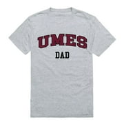 UMES University of Maryland Eastern Shore Hawks College Dad T-Shirt Heather Grey Small