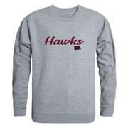 UMES University of Maryland Eastern Shore Hawks Script Crewneck Pullover Sweatshirt Sweater Heather Grey Medium