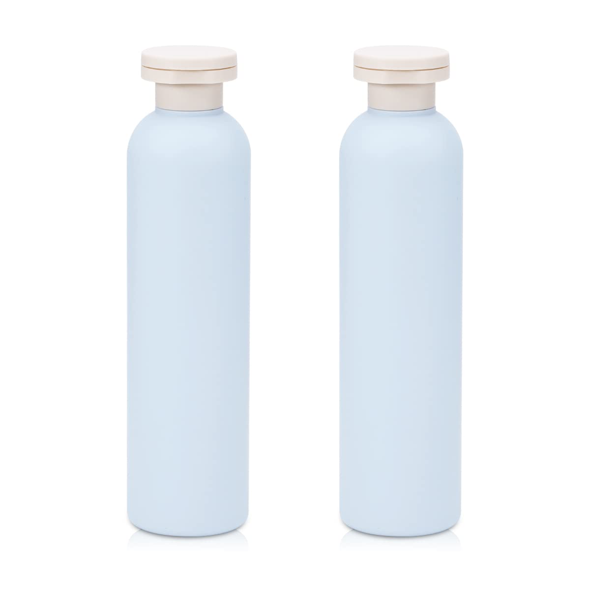 UMETASS 8.8 oz Travel Shampoo Bottles, Refillable Flip Cap Squeeze