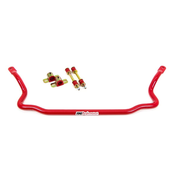 UMI 3833-R 82-03 S10/S15 Front Sway Bar, 1-1/4 Inch Solid, Red