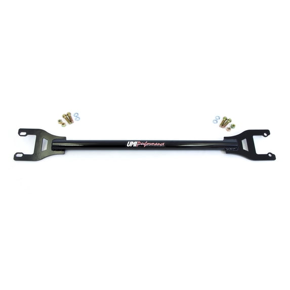 UMI 4058-B 68-72 A-Body Rear Shock Tower Brace, Bolt In, Black