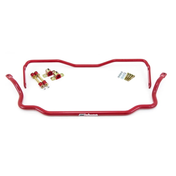 UMI Performance 403534-R Solid Front & Rear Sway Bar Kit