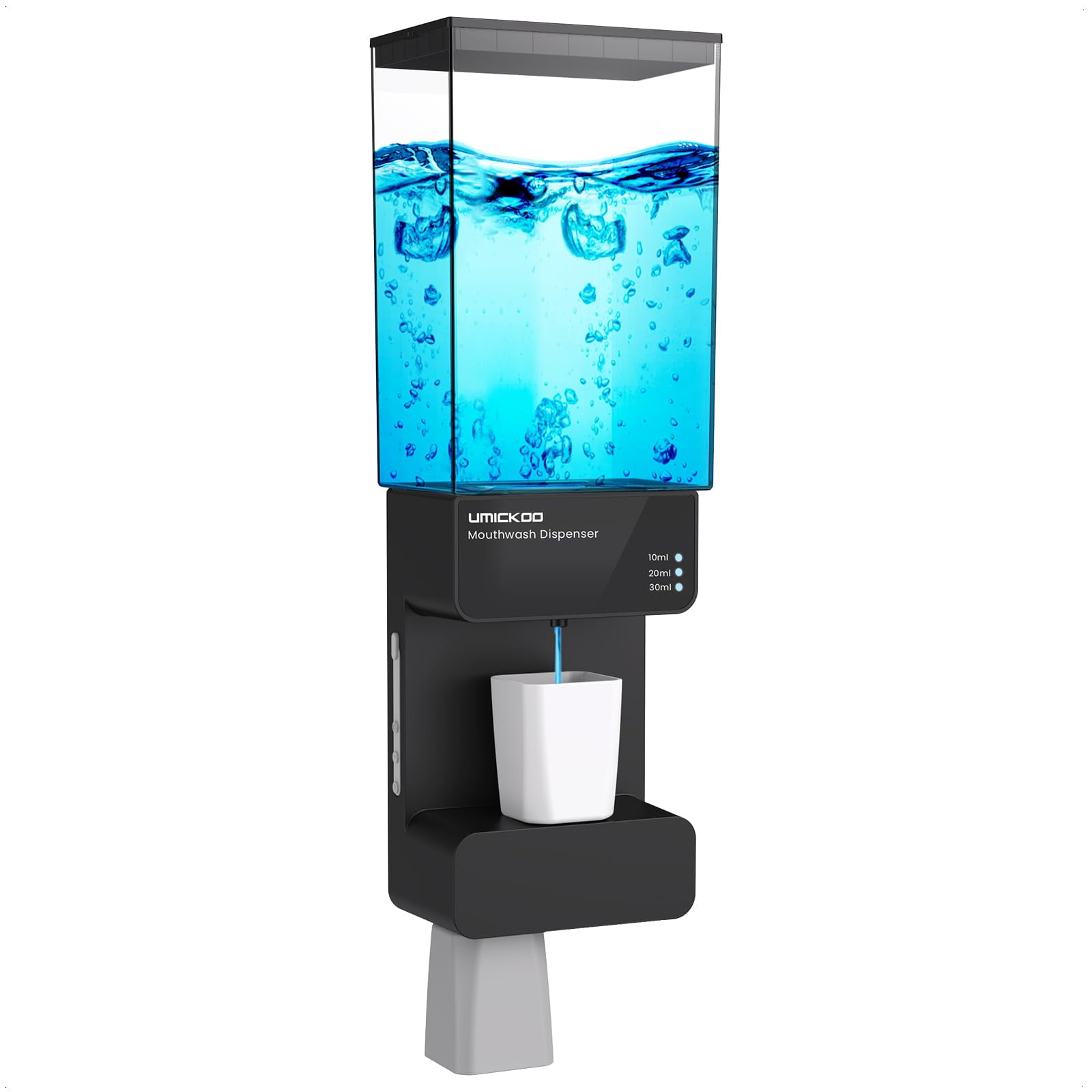 UMICKOO Automatic Mouthwash Dispenser Touchless 700mL(23.67 Oz),Wall