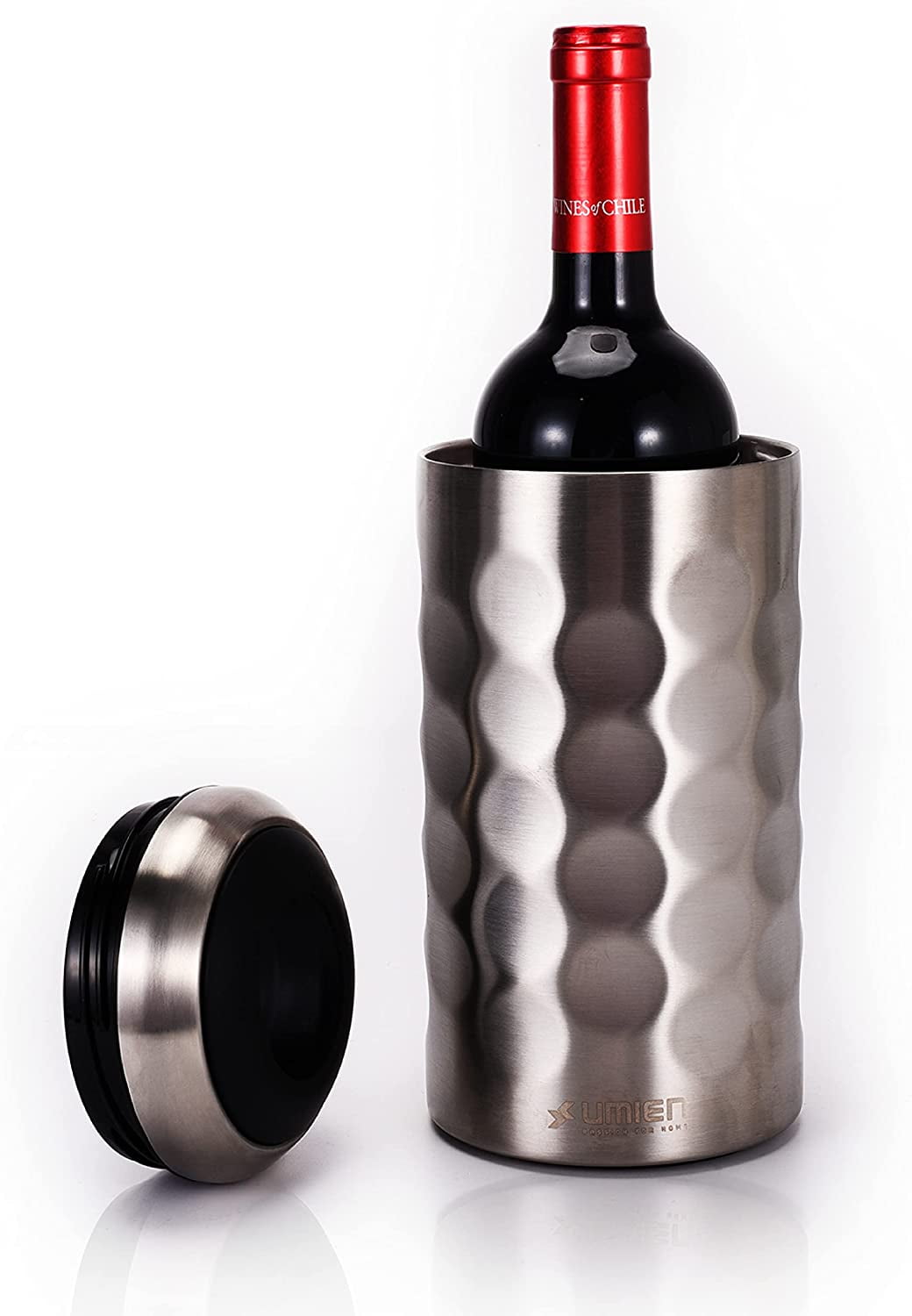 UMIEN Premium Wine Bottle Chiller - Double Walled, Vacuum Insulated Wine  Cooler for Most 750mL Champagne and Wine Bottles