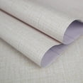 thumbnail image 1 of UMIGGEE 15.7 in x 196.8 in Beige Linen Wallpaper Texture Wallpaper PVC Self-Adhesive Peel and Stick DIY Faux Imitation Cloth Vinyl Film Wall Sticker Solid Color Decorate Furniture Bedroom Cabinet, 1 of 5