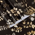 thumbnail image 1 of UMIGGEE 17.3-in x 236-in Floral Wallpaper Peel and Stick Floral Black Wallpaper Self Adhesive Flower Wall Paper Contact Paper Home Decor Wall Covering Old Furniture Renovation, 1 of 9