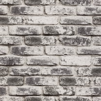 UMIGGEE 17.7-in x 118-in Grey Brick Wallpaper Peel and Stick Textured Faux Brick Wallpaper Self Adhesive Removable Decorative Contact Paper Backsplash Wall Paper Shelf Drawer Liner Vinyl Film DIY
