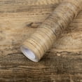 thumbnail image 1 of UMIGGEE Brown Wood Wallpaper 17.7-in x 118-in Peel and Stick Wallpaper Wood Grain Wall Paper Removable Self Adhesive Wood Wallpaper Contact Paper Wood Plank Wallpaper for Furniture Home Deco, 1 of 8