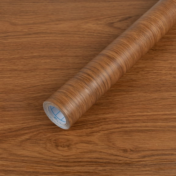 UMIGGEE Brown Wood Wallpaper Peel and Stick Wallpaper 17.7-in x 118-in Faux Removable Wall Paper Contact Paper Self Adhesive Wallpaper for Wall Covering Furniture Countertop Kitchen