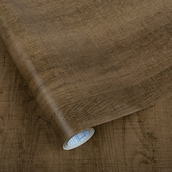 UMIGGEE Brown Wood Wallpaper Peel and Stick Wallpaper Wood Grain Wall Paper Removable Self Adhesive Wood Wallpaper Contact Paper Wood Plank Wallpaper for Furniture Home Decor 118-in x 15.7-in