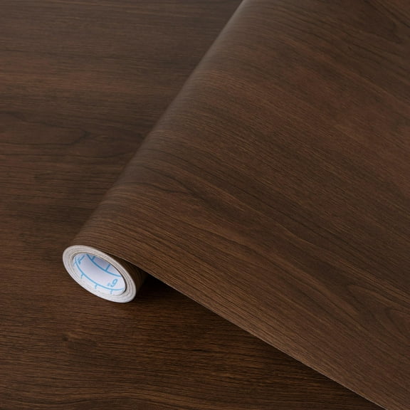UMIGGEE Brown Wood Wallpaper Peel and Stick Wallpaper 17.7-in x 118-in Faux Removable Contact Paper Self AdhesiveWood Grain Wallpaper for Wall Covering Home Decor