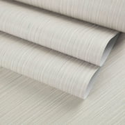 UMIGGEE Faux Grass Cloth Textured Beige Wallpaper Peel and Stick Wallpaper 17.7" x 118" Self-Adhesive Removable Contact Paper for Furniture