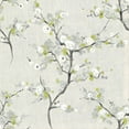 "UMIGGEE SelfAdhesive Floral Wallpaper, Beige, 17.7"" x 118