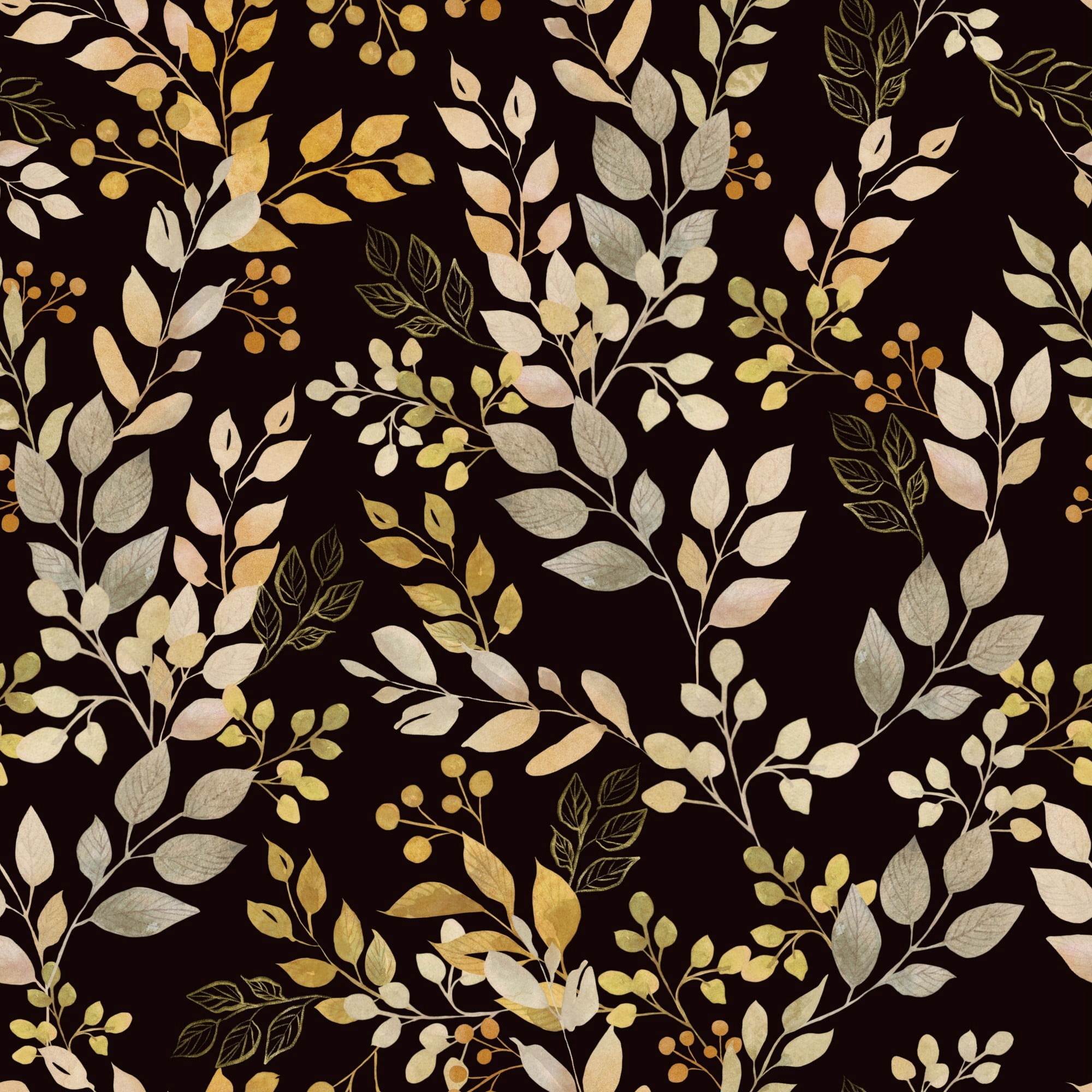 UMIGGEE Floral Wallpaper Peel and Stick Black Wallpaper Self Adhesive Flower Wall Paper Contact Paper 17.7" x 118" Home Decor Wall Covering Old Furniture