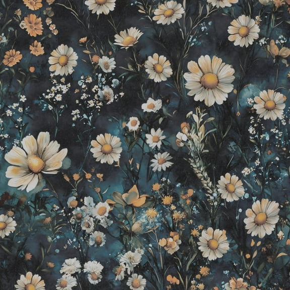 UMIGGEE Floral Wallpaper Peel and Stick Black Wallpaper Self Adhesive Flower Wall Paper Multicolor Contact Paper 17.3-in x 118-in Home Decor Wall Covering Old Furniture Renovation