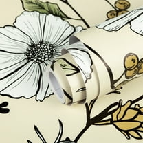 UMIGGEE Floral Wallpaper Peel and Stick Flower Wall Paper Self Adhesive Wallpaper 17.7-in x 118-in Contact Paper Removable Wallpaper for Home Decor Wall Covering Old Furniture Renovation