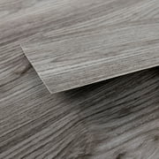 UMIGGEE Peel and Stick Floor Tile Gray Vinyl Flooring 35-in x 6-in x 1.2mm 10 PCS/Pack Natural Grey Wood Grain Flooring for Kitchen Dinning Room Bedroom etc. Home Decor (Cover 14.5Sq. Ft.)