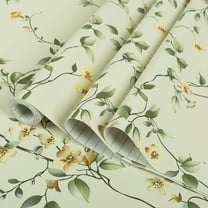 UMIGGEE Peel and Stick Wallpaper 17.7" x 118" Floral Self Adhesive Removable Wallpaper Peel and Stick for Home Bedroom Cabinets Thicken