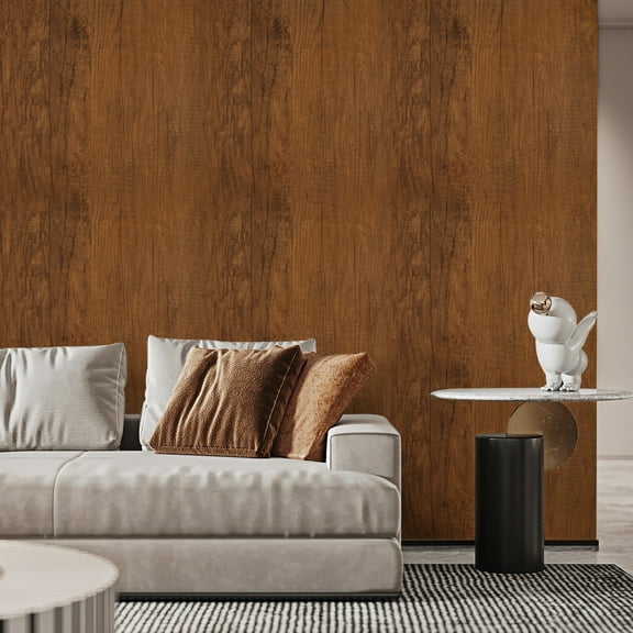 UMIGGEE Wood Peel and Stick Wallpaper 23.6" x 196.8" Brown Wood Grain Wall Paper Self-Adhesive Wood Contact Paper for Kitchen Living room Home Decoration Furniture Surfaces Cabinet