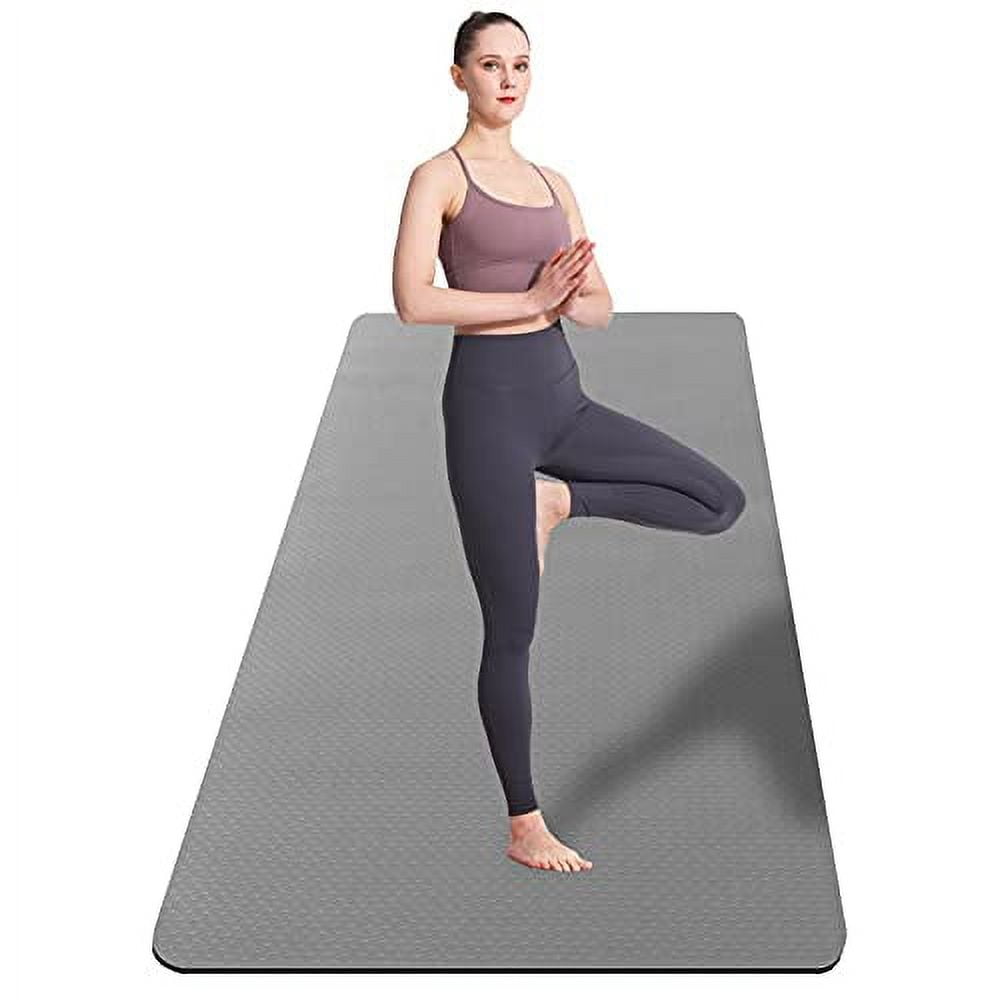 UMINEUX Extra Wide Yoga Mat for Women and Men, 72x 32x 1/4, Eco-Friendly  TPE Yoga Mat Non Slip, Large Workout Mats,Perfect for Barefoot Exercise