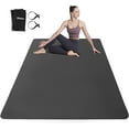 thumbnail image 1 of UMINEUX Large Yoga Mat for Men and Women 1/4 Inch Extra Thick TPE Fitness Mat for Home Gym Workout, Non-Slip, 1 of 6