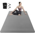 thumbnail image 1 of UMINEUX Large Yoga Mat for Men and Women 1/4 Inch Extra Thick TPE Fitness Mat for Home Gym Workout, Non-Slip, 1 of 7