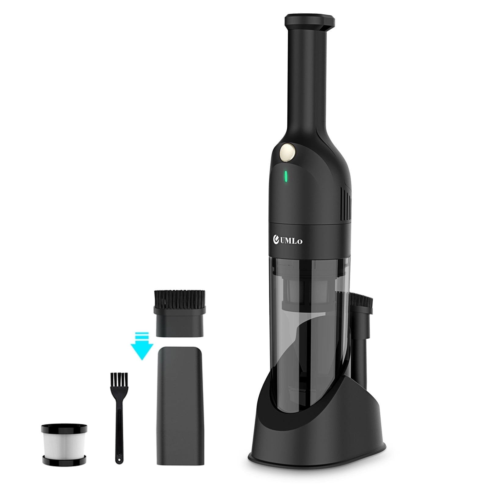 UMLo H6 Handheld Vacuum Cordless, Portable Vacuum Cleaner with 10000PA Suction, 2600mAh Rechargeable Vacuum Cleaner for Home Pet