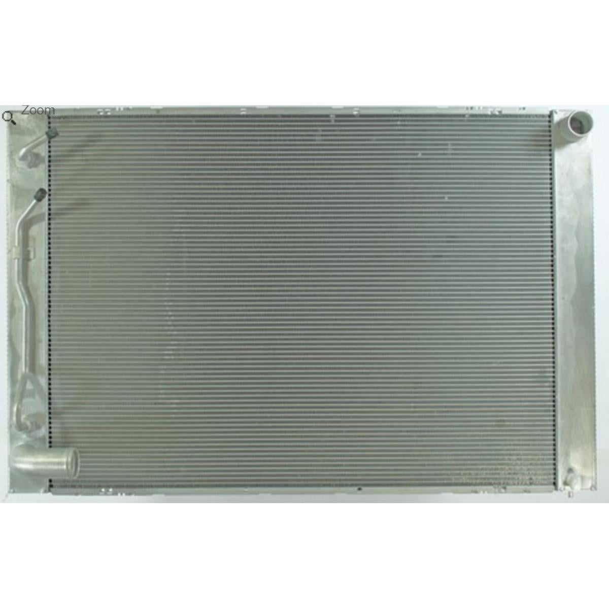 UMNUNV Radiator 1 Row Red Full Aluminum Core with Automatic ...