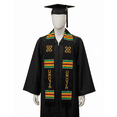 thumbnail image 1 of UMOJA Unity Kente Cloth Graduation Ceremonial Stole Sash, 1 of 3