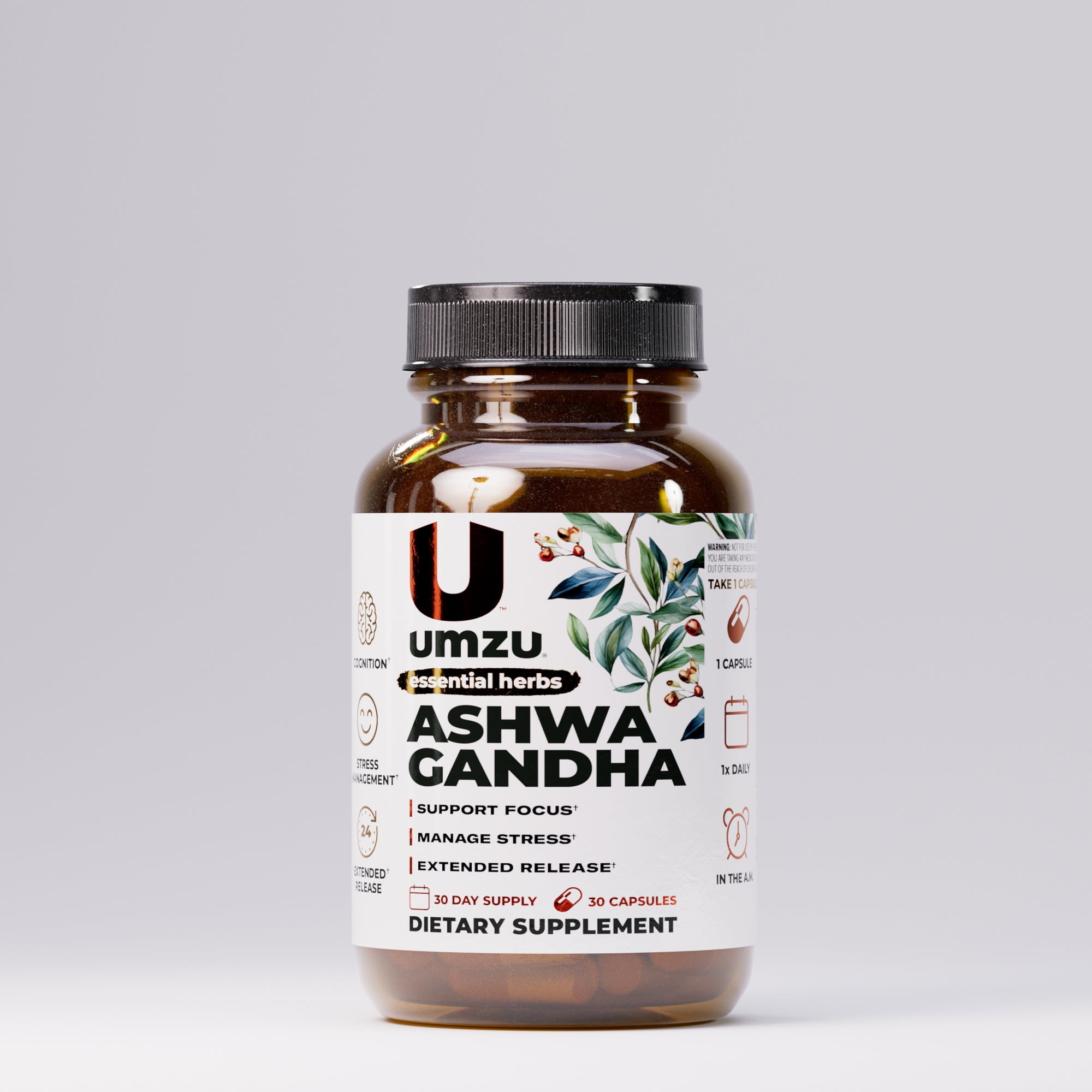 UMZU Ashwagandha: Stress & Cognitive Support