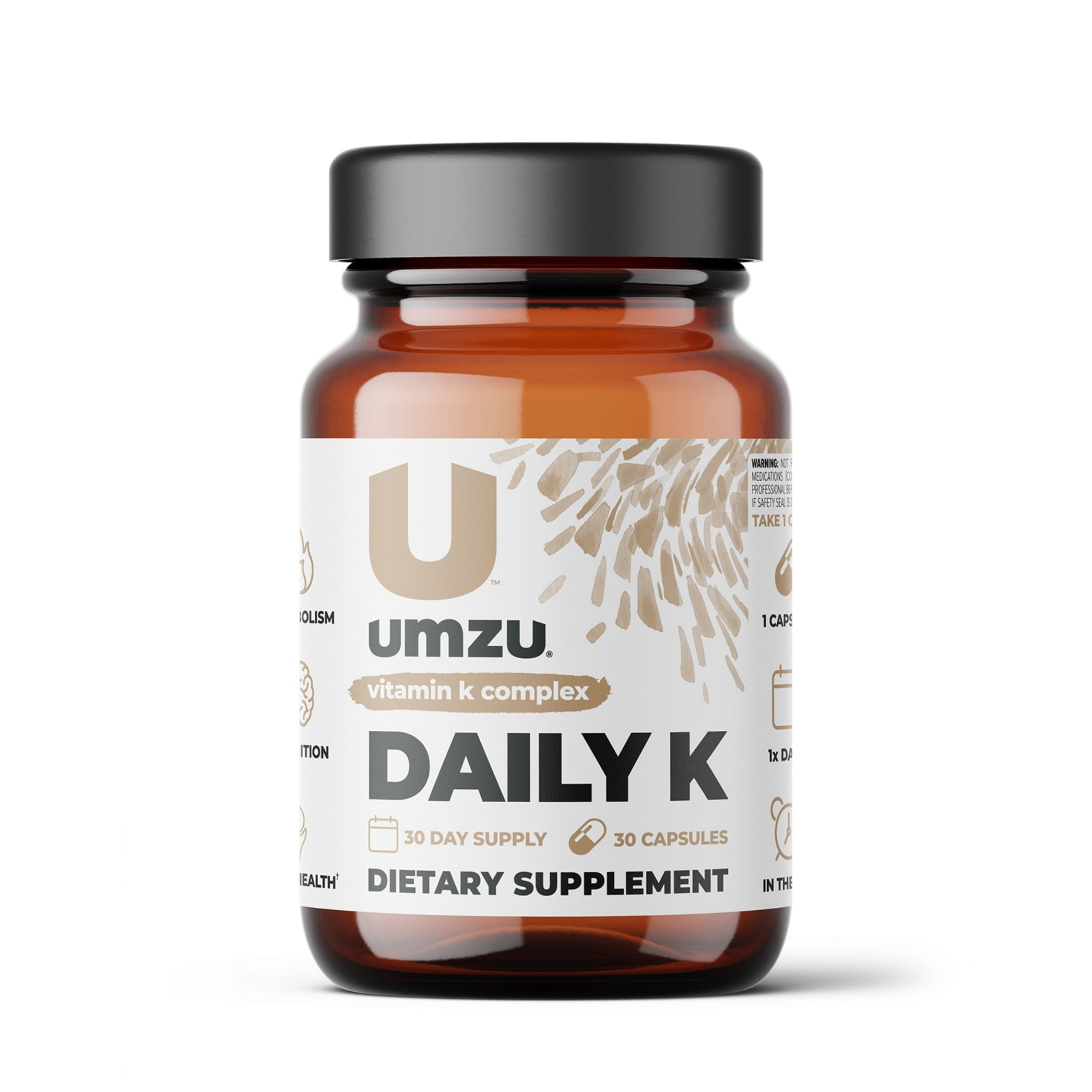 UMZU Daily K Vitamin K Complex For Bone Health, Cognitive Function