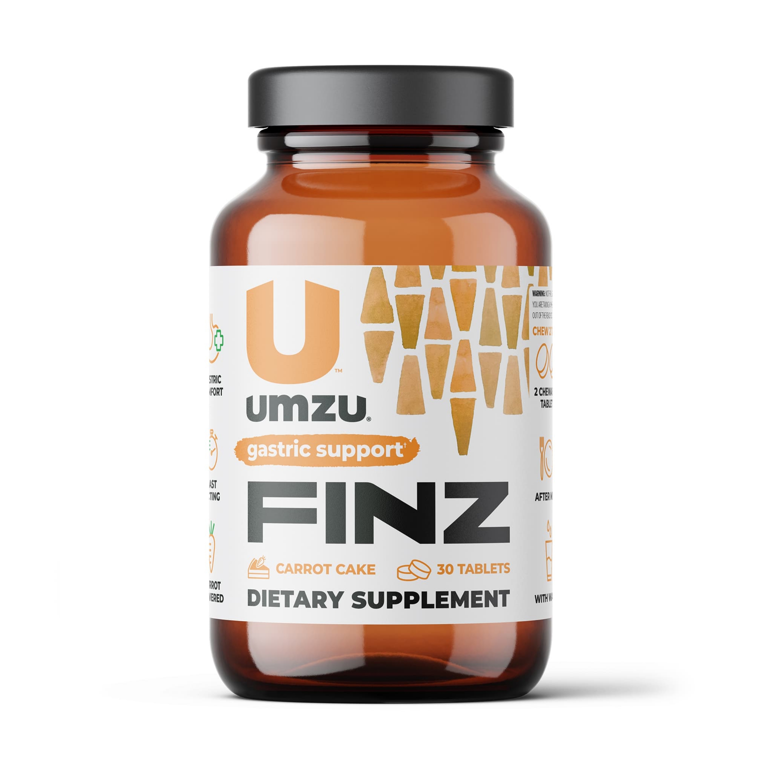 UMZU Finz Gastric Support Carrot Root Powder, Sodium Alginate