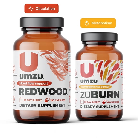 UMZU Redwood & zuBurn Bundle: Blood Flow & Metabolism Support