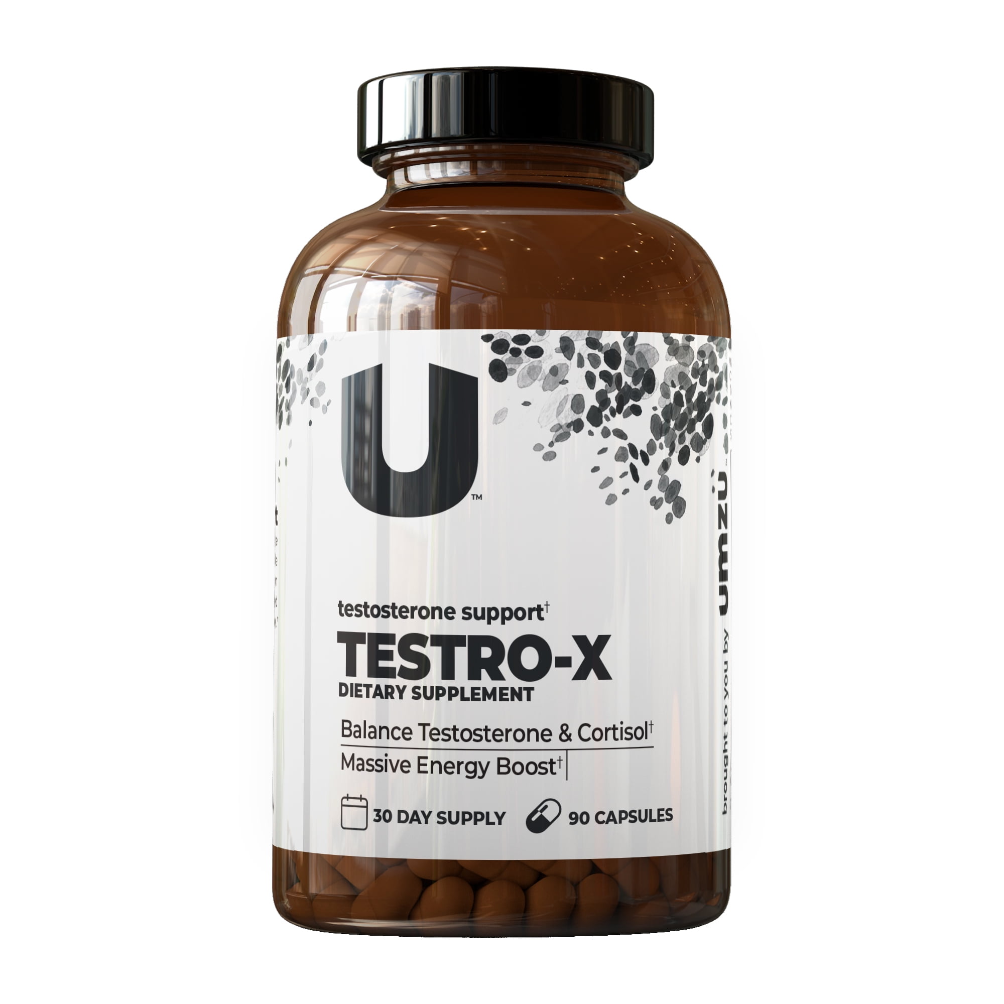 UMZU TestroX Natural Testosterone Booster with Energy, Strength, and