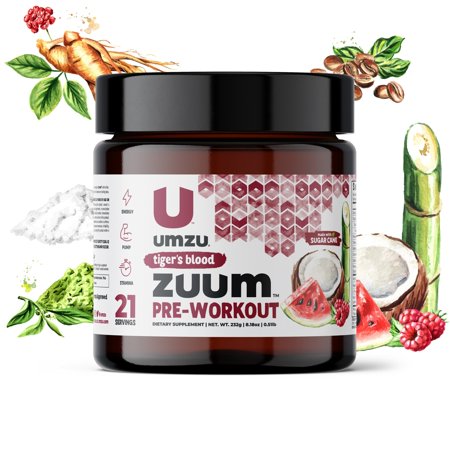 UMZU Zuum Pre-Workout: Energy, Pump & Stamina Tiger's Blood