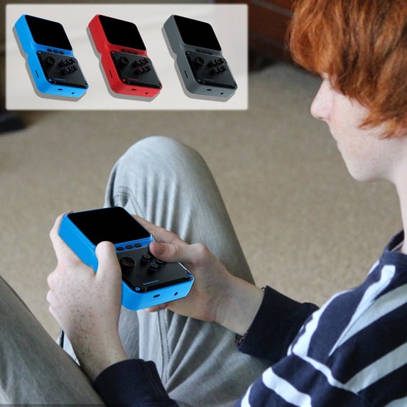 UMfun Game Consoles JP09 Handheld Game Console Retro Nostalgic Game Can TV Connect 3.0-inch Rocker Arcade 500 In One Gifts for Her/Him