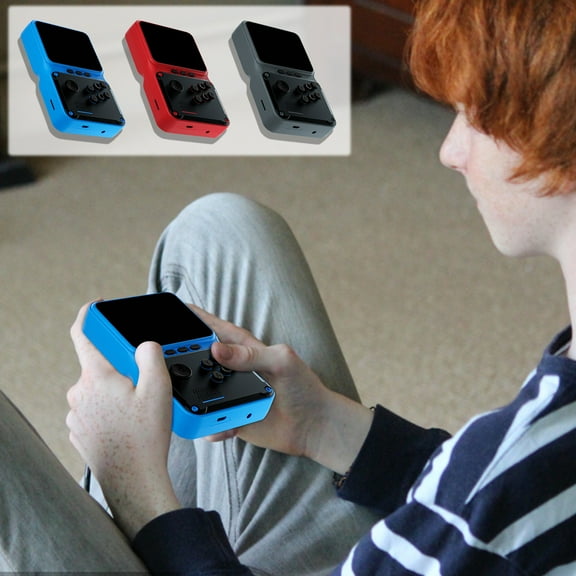 UMfun Game Consoles JP09 Handheld Game Console Retro Nostalgic Game Can TV Connect 3.0-inch Rocker Arcade 500 In One Gifts for Her/Him