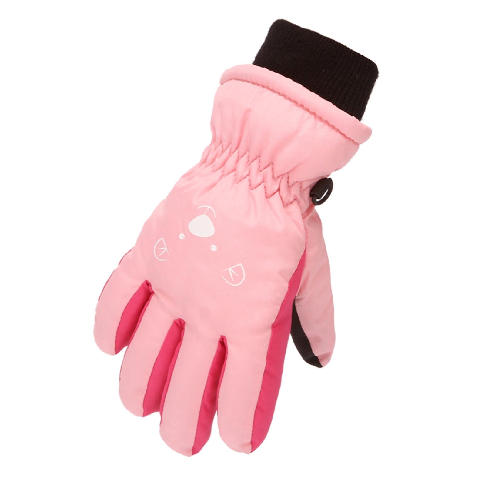 UMfun Toddler Girls Boys Snow Gloves Kids Ski Winter Gloves