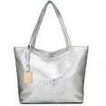 thumbnail image 1 of UMfun Women Ladies Fashion Alligator Solid Large Capacity Shoulder Tote Handbag Bags, 1 of 3