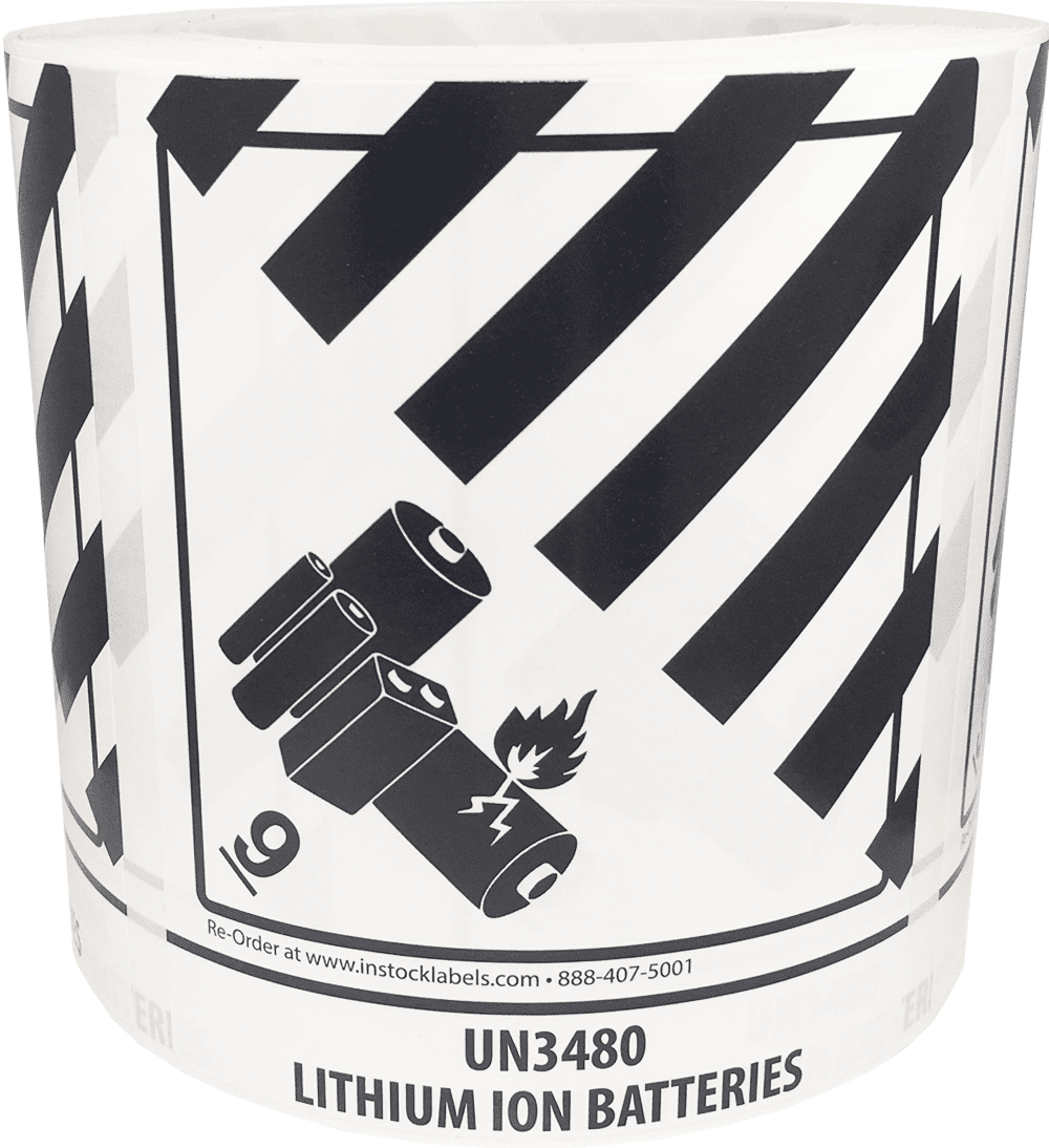 UN 3480 Hazardous Material Lithium Ion Batteries Hazard Class 9