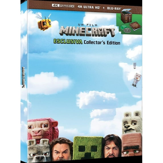 UN FILM MINECRAFT - CUBE (4K Ultra HD + BD) (4K Ultra HD) Jared Hess.