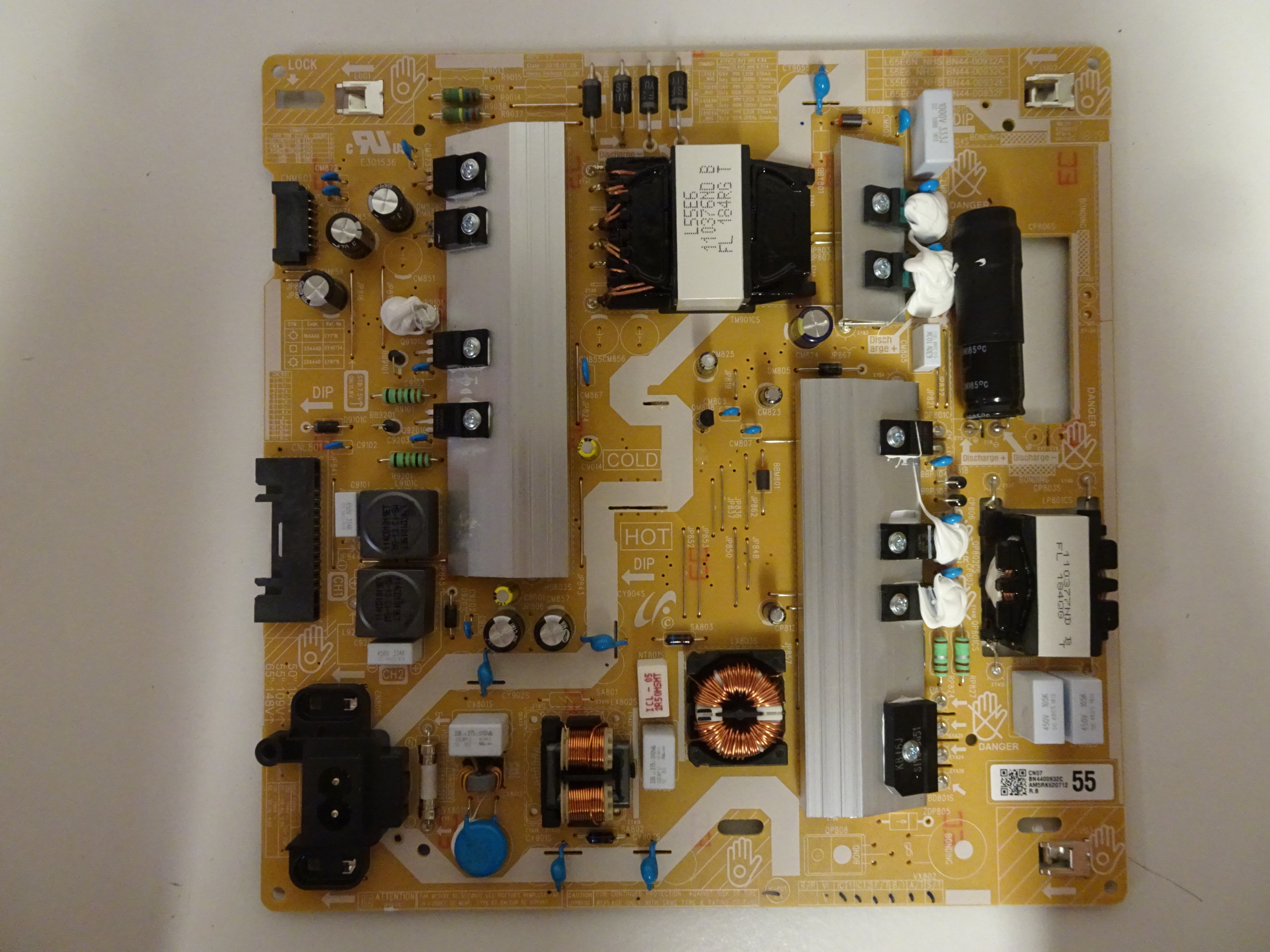 Carte D'alimentation Samsung BN44-00932Q - Alimentation Power Supply Compatible TV UE50RU7025KXXC - Occasion Fonctionnelle