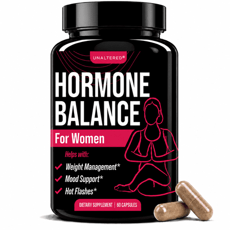 UNALTERED Hormone Balance for Women - Natural Hormonal Balance Supplement - 60 Capsules